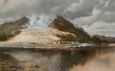 Terrazas Blancas, Rotomahana de Charles Blomfield